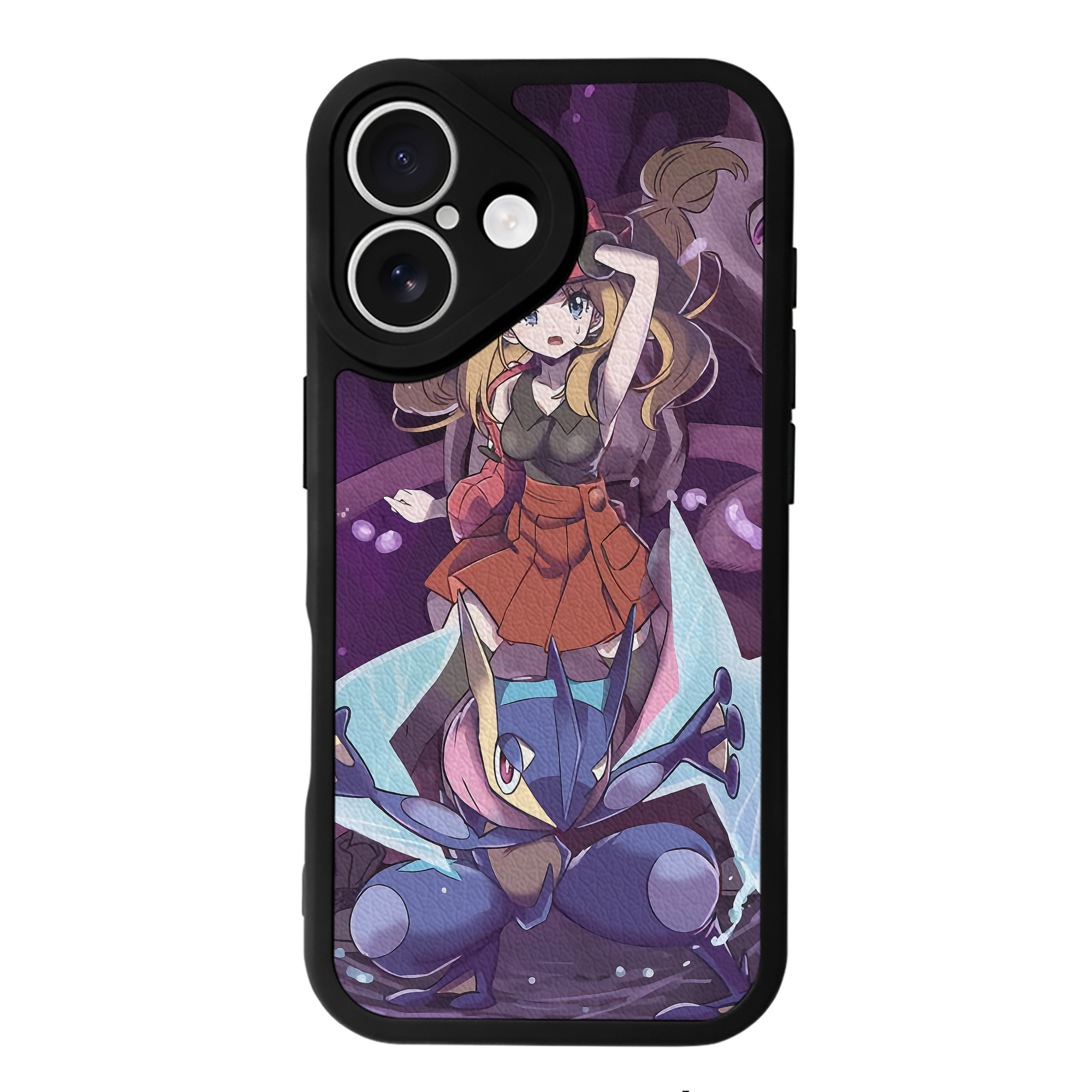 （画像用） ポケットモンスター Pokémon 【iPhone 16シリーズ対応】シリコンスマホケース（レザー調） 材質：シリコン